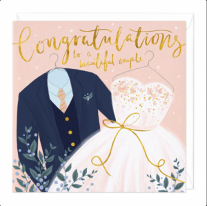 Beautiful Couple Wedding Gift Card